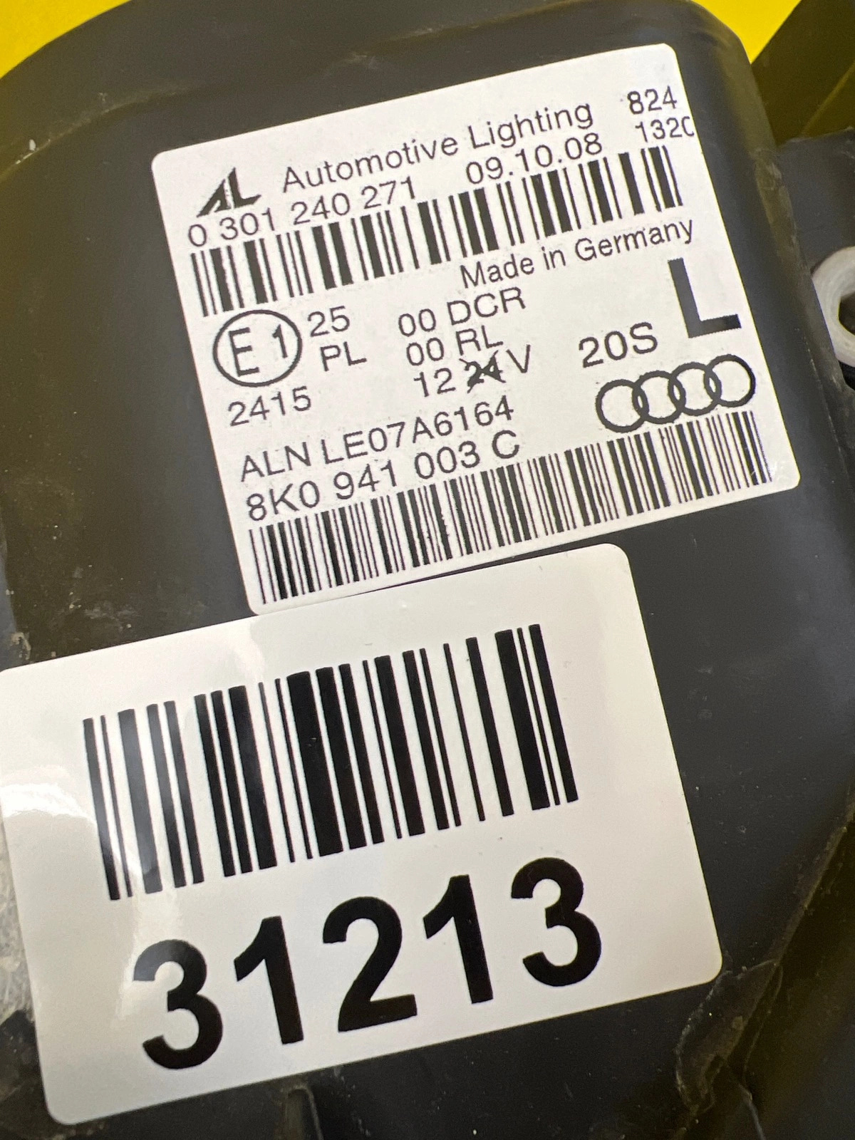 Phare gauche Audi A4 B8 8K0 Xenon non tournant 8K0941003C Autolamps 2 Phare gauche Audi A4 B8 8K0 Xenon non tournant 8K0941003C